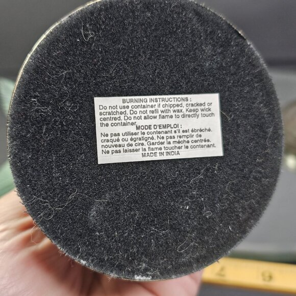 Vintage Palm Tree Brass Metal Candlestick Holders Pair, Made in India, 7" Tall - Picture 6 of 8